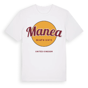 Manea cirkel t-shirt – ekologisk bomull t-shirt från Pinshirt