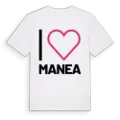 Jag älskar Manea t-shirt stort tryck