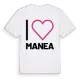 Jag älskar Manea t-shirt stort tryck