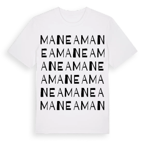 Manea ordlek t-shirt – ekologisk bomull t-shirt från Pinshirt