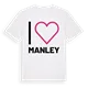 Jag älskar Manley t-shirt stort tryck