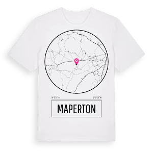 Maperton t-shirt – ekologisk bomull t-shirt från Pinshirt