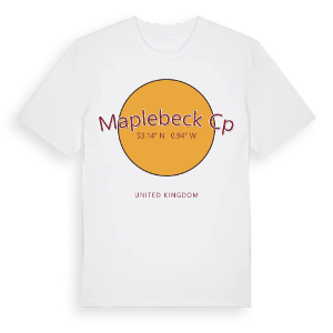 Maplebeck CP cirkel t-shirt – ekologisk bomull t-shirt från Pinshirt