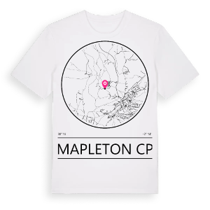 Mapleton CP t-shirt – ekologisk bomull t-shirt från Pinshirt