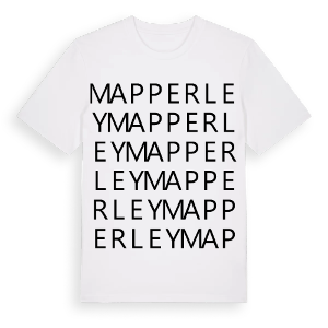 Mapperley ordlek t-shirt – ekologisk bomull t-shirt från Pinshirt