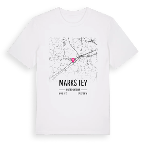 Marks Tey karta t-shirt – ekologisk bomull t-shirt från Pinshirt