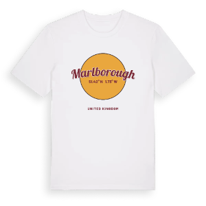 Marlborough cirkel t-shirt – ekologisk bomull t-shirt från Pinshirt
