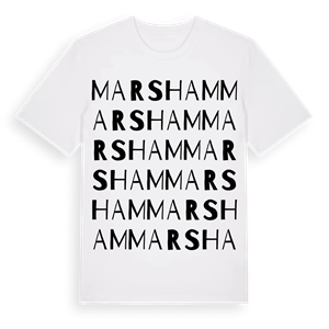Marsham ordlek t-shirt – ekologisk bomull t-shirt från Pinshirt