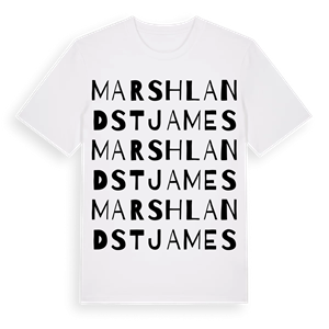 Marshland St James ordlek t-shirt – ekologisk bomull t-shirt från Pinshirt