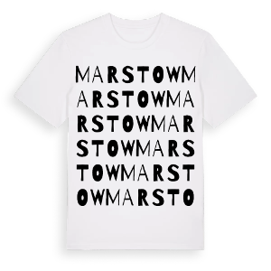 Marstow ordlek t-shirt – ekologisk bomull t-shirt från Pinshirt