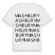 Mashbury ordlek t-shirt