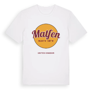 Matfen cirkel t-shirt – ekologisk bomull t-shirt från Pinshirt