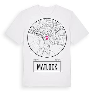 Matlock t-shirt – ekologisk bomull t-shirt från Pinshirt