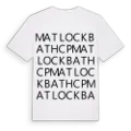 Matlock Bath CP ordlek t-shirt