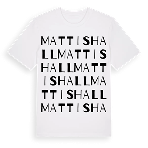 Mattishall ordlek t-shirt – ekologisk bomull t-shirt från Pinshirt