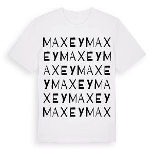 Maxey ordlek t-shirt – ekologisk bomull t-shirt från Pinshirt
