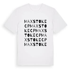 Maxstoke CP ordlek t-shirt – ekologisk bomull t-shirt från Pinshirt