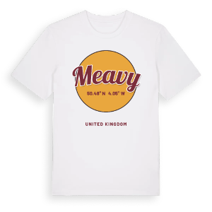 Meavy cirkel t-shirt – ekologisk bomull t-shirt från Pinshirt