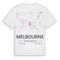 Melbourne karta t-shirt
