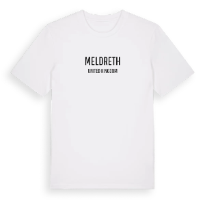 Meldreth i Sverige t-shirt – ekologisk bomull t-shirt från Pinshirt