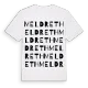 Meldreth ordlek t-shirt