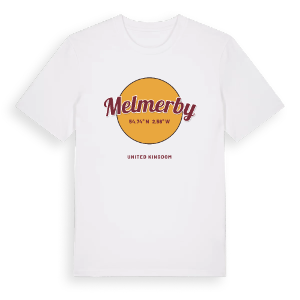 Melmerby cirkel t-shirt – ekologisk bomull t-shirt från Pinshirt