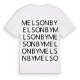 Melsonby ordlek t-shirt