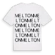 Melton ordlek t-shirt
