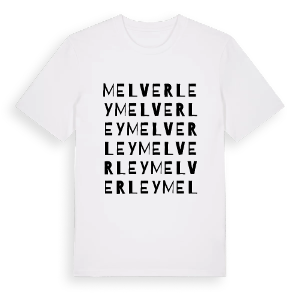 Melverley ordlek t-shirt – ekologisk bomull t-shirt från Pinshirt