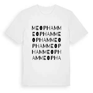Meopham ordlek t-shirt – ekologisk bomull t-shirt från Pinshirt