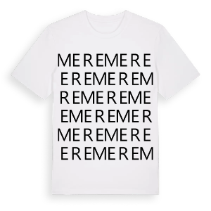 Mere ordlek t-shirt – ekologisk bomull t-shirt från Pinshirt