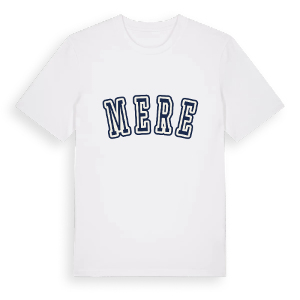 Mere college t-shirt – ekologisk bomull t-shirt från Pinshirt