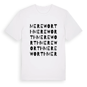Mereworth ordlek t-shirt – ekologisk bomull t-shirt från Pinshirt