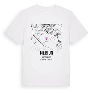 Merton karta t-shirt – ekologisk bomull t-shirt från Pinshirt