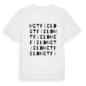 Metfield ordlek t-shirt – ekologisk bomull t-shirt från Pinshirt