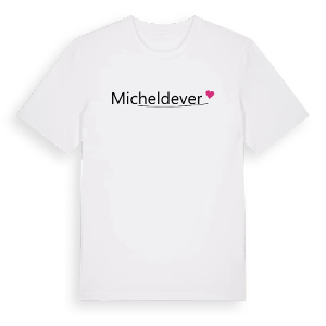Micheldever hjärta t-shirt – ekologisk bomull t-shirt från Pinshirt