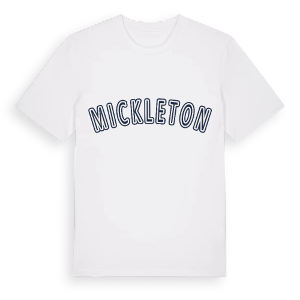 Mickleton college t-shirt – ekologisk bomull t-shirt från Pinshirt
