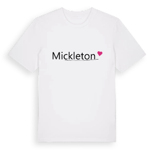 Mickleton hjärta t-shirt – ekologisk bomull t-shirt från Pinshirt
