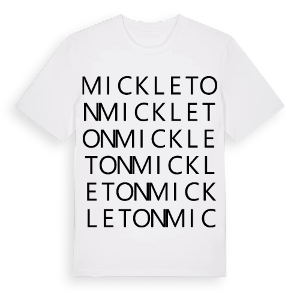 Mickleton ordlek t-shirt – ekologisk bomull t-shirt från Pinshirt