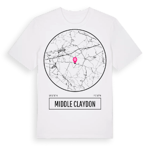 Middle Claydon t-shirt – ekologisk bomull t-shirt från Pinshirt