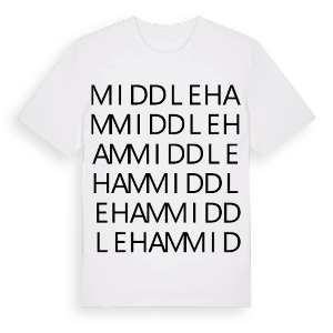 Middleham ordlek t-shirt – ekologisk bomull t-shirt från Pinshirt