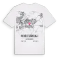 Middlesbrough karta t-shirt