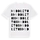 Middleton ordlek t-shirt