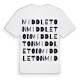 Middleton ordlek t-shirt