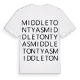 Middleton Tyas ordlek t-shirt
