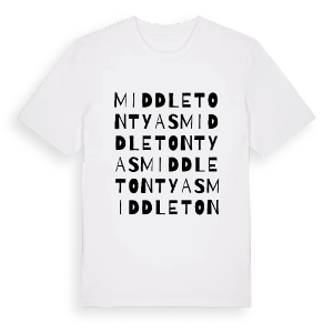 Middleton Tyas ordlek t-shirt – ekologisk bomull t-shirt från Pinshirt