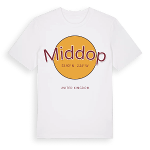 Middop cirkel t-shirt – ekologisk bomull t-shirt från Pinshirt