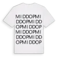 Middop ordlek t-shirt