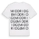 Middridge ordlek t-shirt