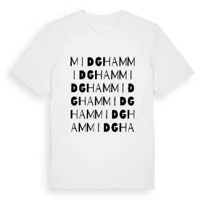 Midgham ordlek t-shirt – ekologisk bomull t-shirt från Pinshirt